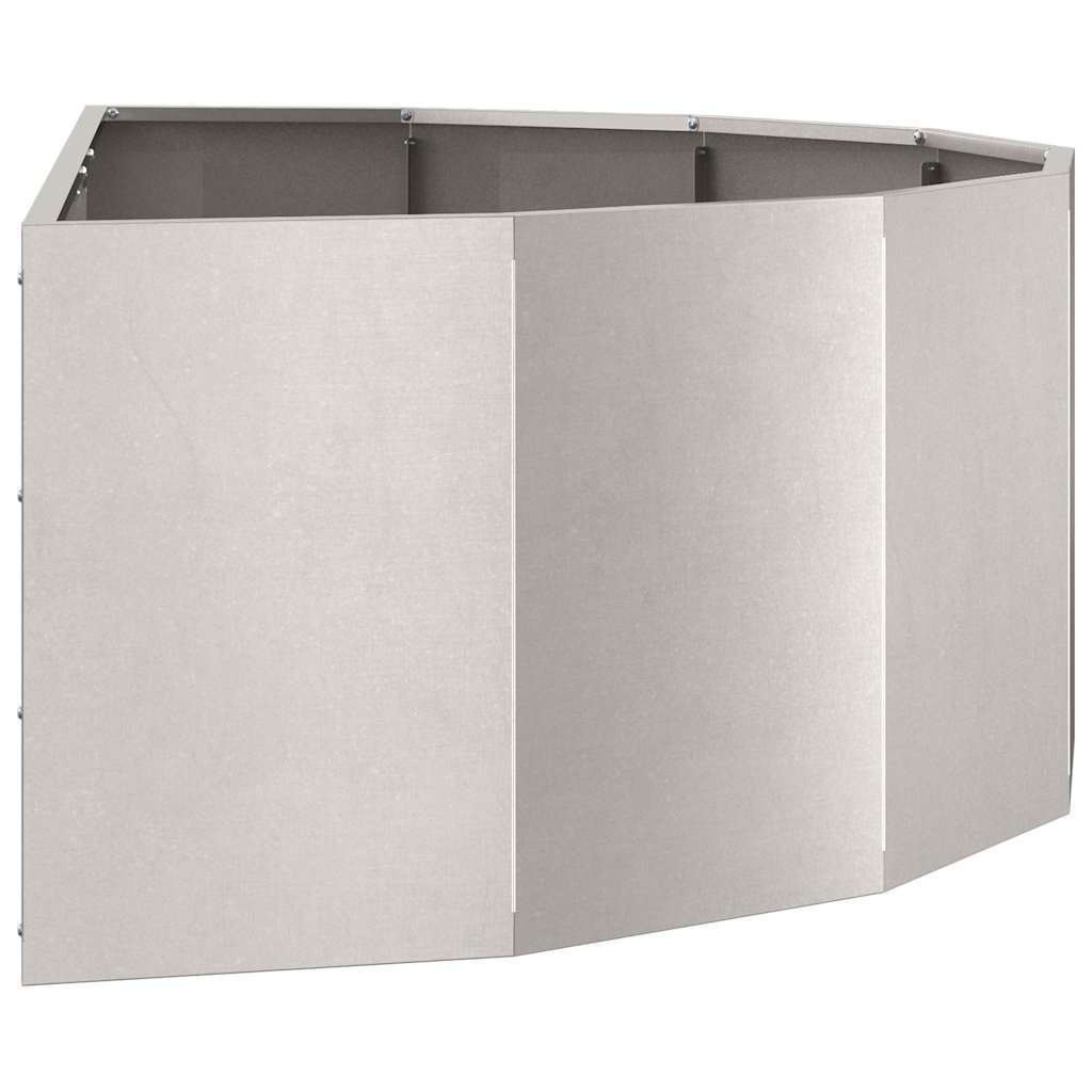 Planteringskärl Silver 120 x 60 x 35 cm Rostfritt stål