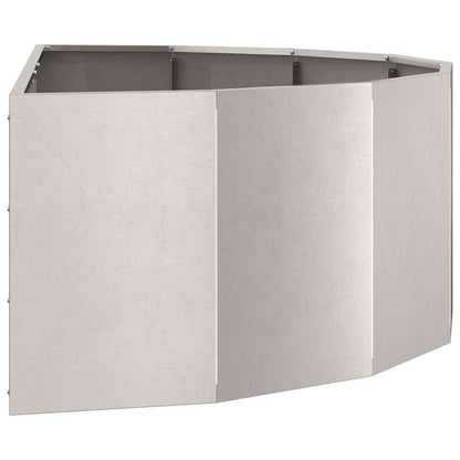 Planteringskärl Silver 120 x 60 x 35 cm Rostfritt stål