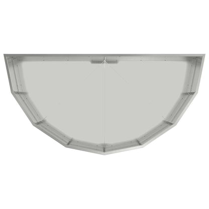 Planteringskärl Silver 120 x 60 x 35 cm Galvaniserat Stål