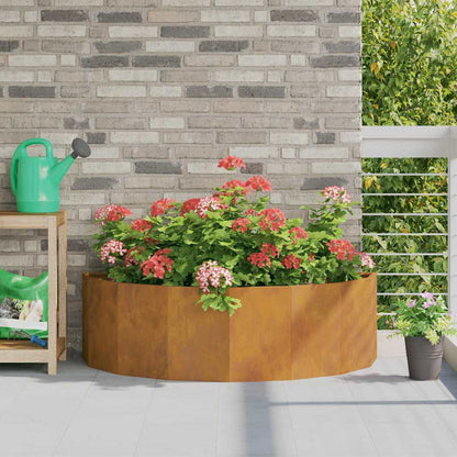 Planteringskärl Rostig 120 x 60 x 35 cm Väderbeständig stål