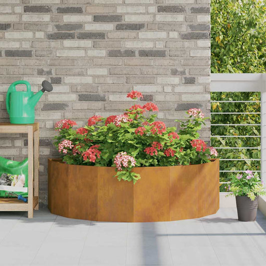 Planteringskärl Rostig 120 x 60 x 35 cm Väderbeständig stål