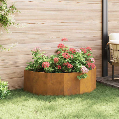 Planteringskärl Rostig 120 x 60 x 35 cm Väderbeständig stål
