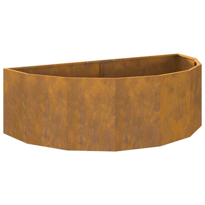 Planteringskärl Rostig 120 x 60 x 35 cm Väderbeständig stål