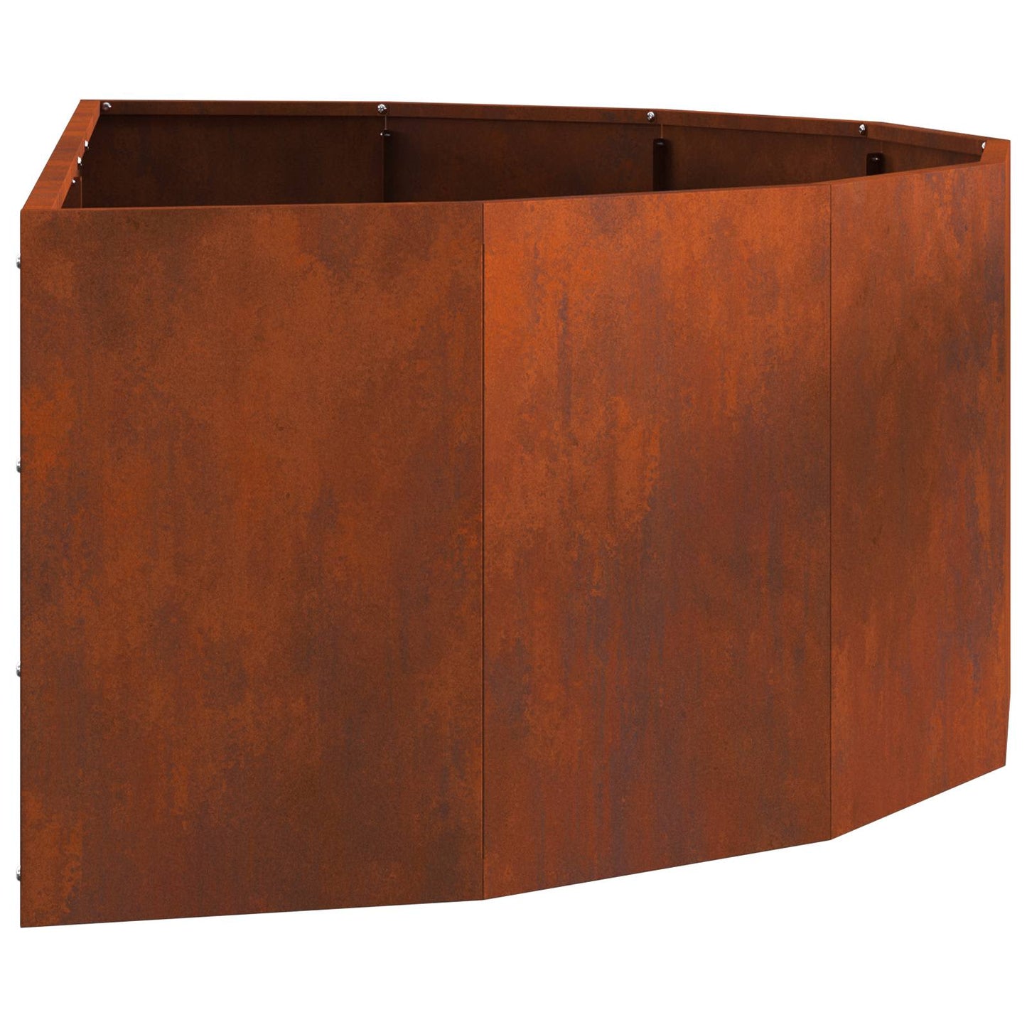 Planteringskärl Rostig 120 x 60 x 35 cm Väderbeständig stål