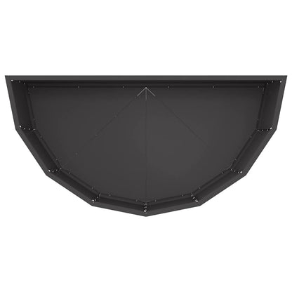 Planteringskärl Svart 90 x 45 x 35 cm Stål