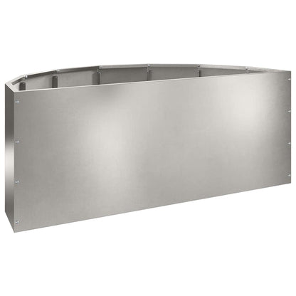 Planteringskärl Silver 90 x 45 x 35 cm Rostfritt stål
