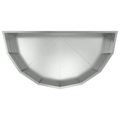 Planteringskärl Silver 90 x 45 x 35 cm Galvaniserat Stål