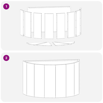 Planteringskärl Vit 60 x 30 x 35 cm Stål