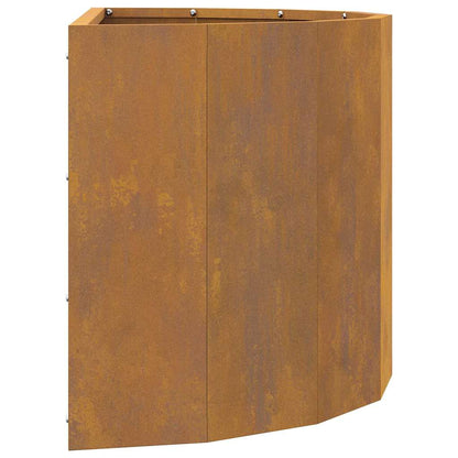 Planteringskärl Rostig 60 x 30 x 35 cm Väderbeständig stål