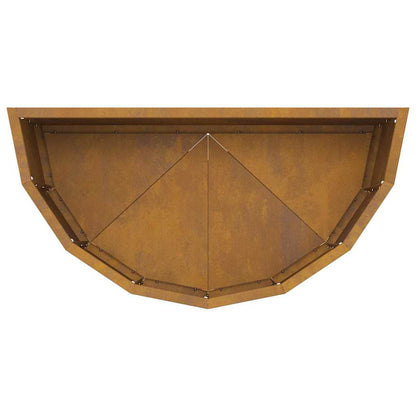 Planteringskärl Rostig 60 x 30 x 35 cm Väderbeständig stål