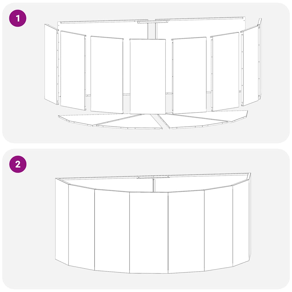 Planteringskärl Svart 120 x 60 x 50 cm Stål