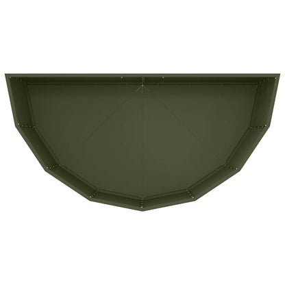 Planteringskärl Olivgrön 120 x 60 x 50 cm Stål