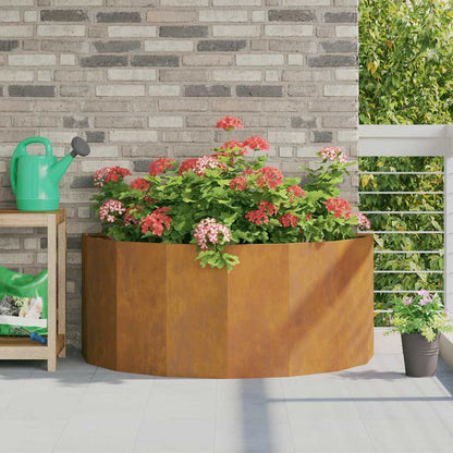 Planteringskärl Rostig 120 x 60 x 50 cm Väderbeständig stål