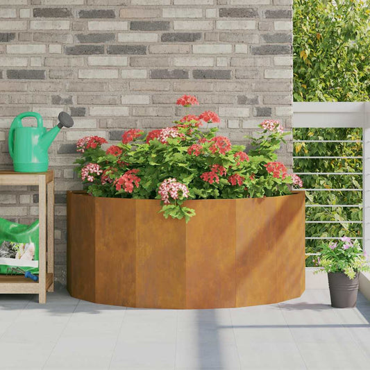 Planteringskärl Rostig 120 x 60 x 50 cm Väderbeständig stål