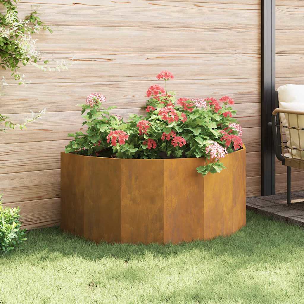 Planteringskärl Rostig 120 x 60 x 50 cm Väderbeständig stål