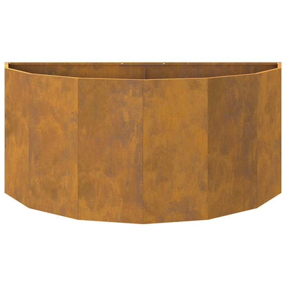 Planteringskärl Rostig 120 x 60 x 50 cm Väderbeständig stål