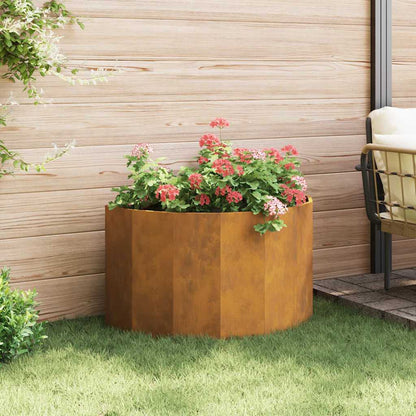 Planteringskärl Rostig 90 x 45 x 50 cm Väderbeständig stål