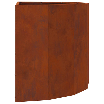Planteringskärl Rostig 90 x 45 x 50 cm Väderbeständig stål
