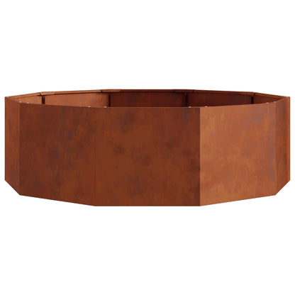 Planteringskärl Rostig 120 x 120 x 35 cm Väderbeständig stål