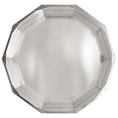 Planteringskärl Silver 90 x 90 x 35 cm Rostfritt stål