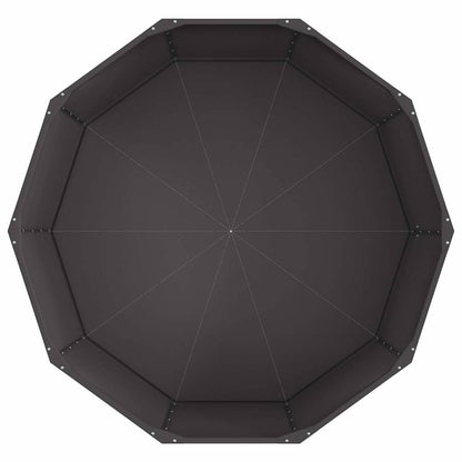 Planteringskärl Svart 120 x 120 x 50 cm Stål