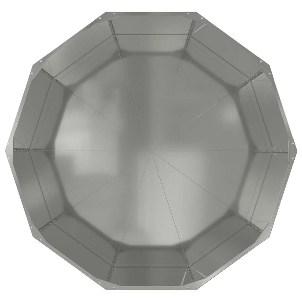 Planteringskärl Silver 120 x 120 x 50 cm Galvaniserat Stål