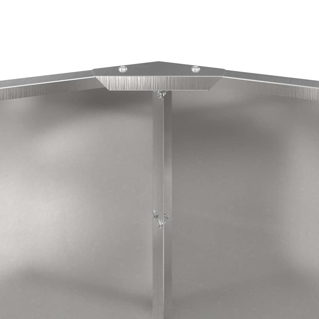 Planteringskärl Silver 90 x 90 x 50 cm Rostfritt stål