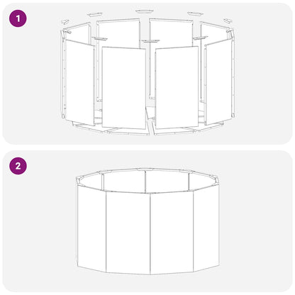 Planteringskärl Rostig 90 x 90 x 50 cm Väderbeständig stål
