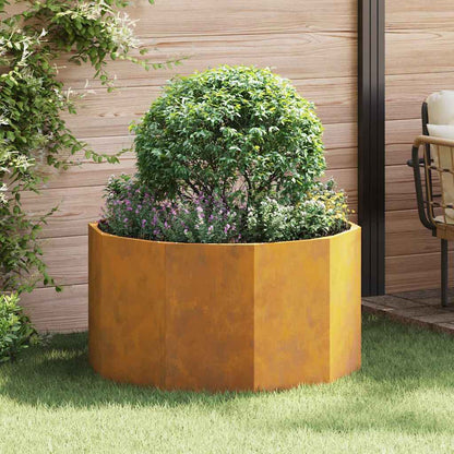 Planteringskärl Rostig 90 x 90 x 50 cm Väderbeständig stål