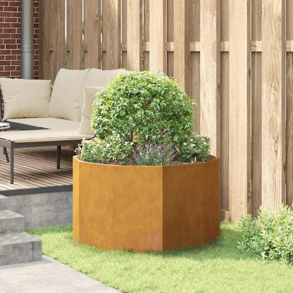 Planteringskärl Rostig 90 x 90 x 50 cm Väderbeständig stål