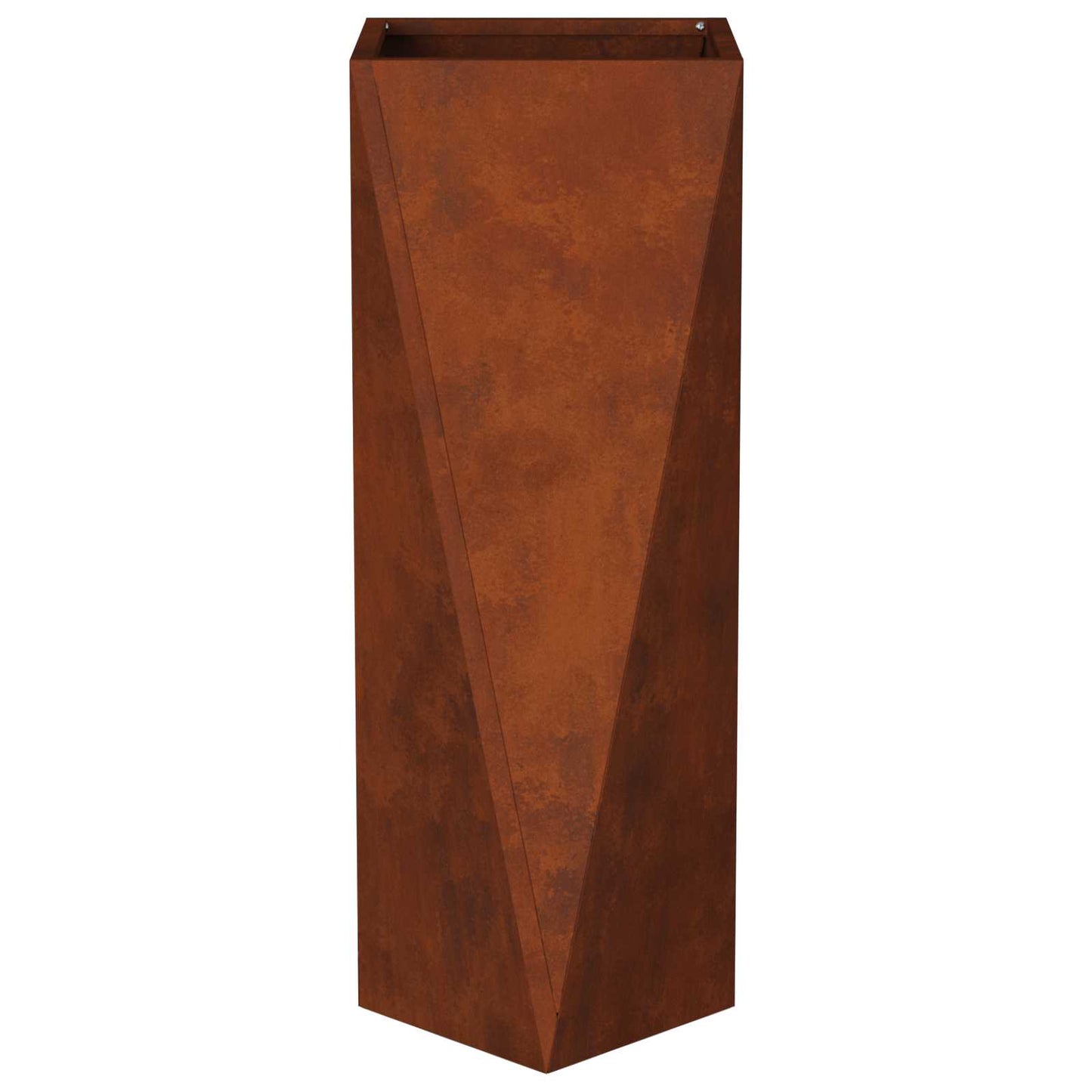 Planteringskärl Rostig 30 x 30 x 75 cm Väderbeständig stål