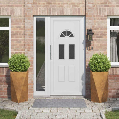 Planteringskärl 2 pcs Rostig 40 x 40 x 75 cm