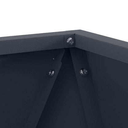 Planteringskärl Antracit 30 x 30 x 30 cm Stål