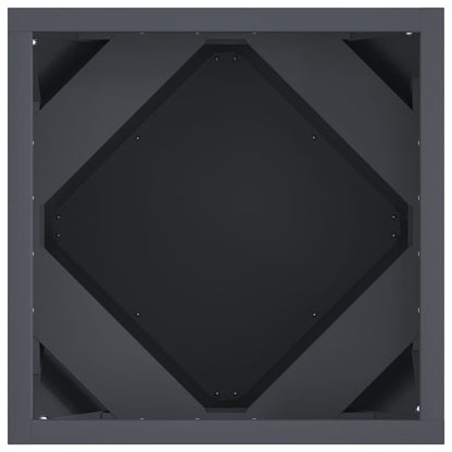 Planteringskärl Antracit 30 x 30 x 30 cm Stål