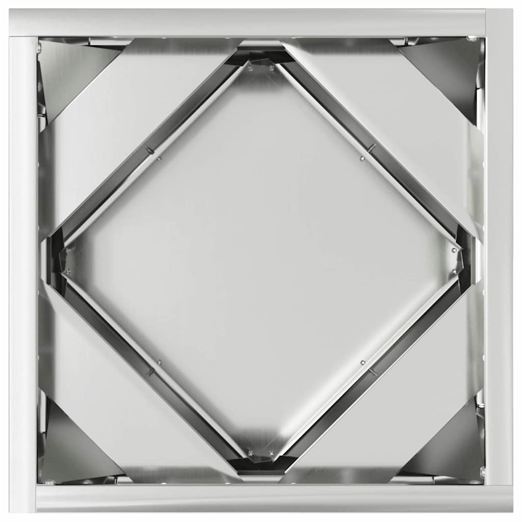 Planteringskärl Silver 30 x 30 x 30 cm Galvaniserat Stål