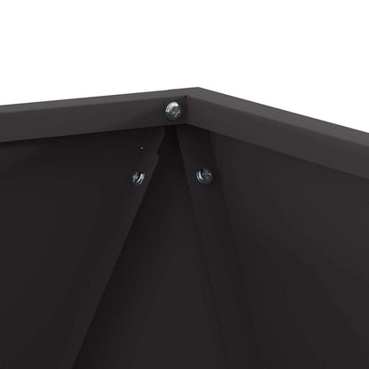 Planteringskärl Svart 40 x 40 x 40 cm Stål