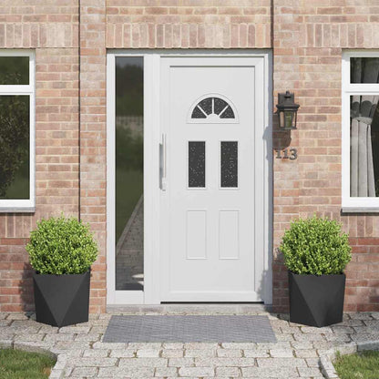 Planteringskärl 2 pcs Svart 40 x 40 x 40 cm Stål