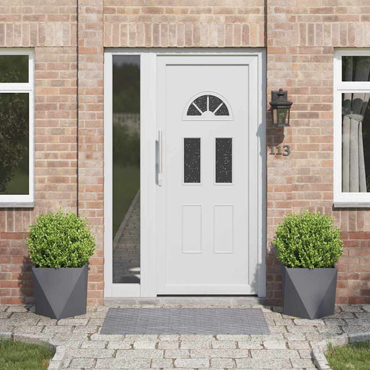 Planteringskärl 2 pcs Antracit 40 x 40 x 40 cm Stål