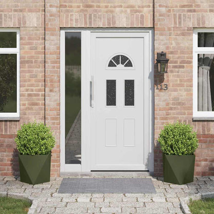 Planteringskärl 2 pcs Olivgrön 40 x 40 x 40 cm Stål