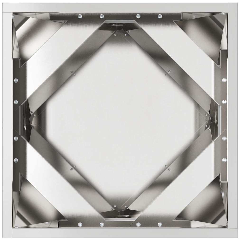 Planteringskärl Silver 40 x 40 x 40 cm Rostfritt stål