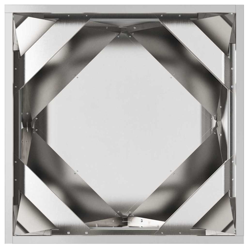 Planteringskärl Silver 50 x 50 x 50 cm Rostfritt stål