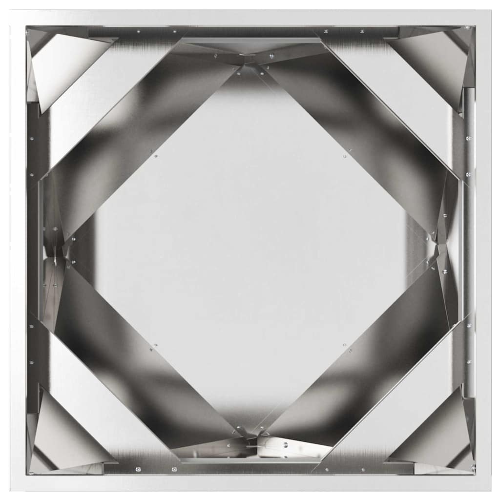 Planteringskärl Silver 50 x 50 x 50 cm Galvaniserat Stål
