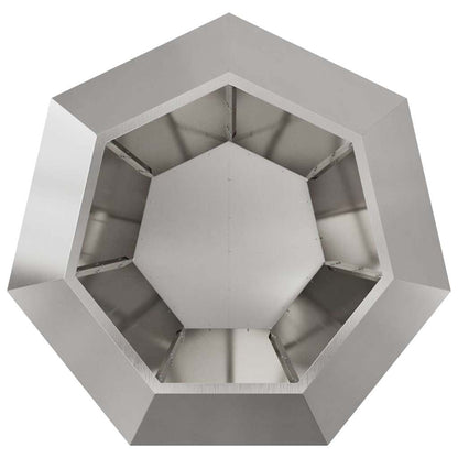 Planteringskärl 2 pcs Silver 100 x 100 x 80 cm Rostfritt stål