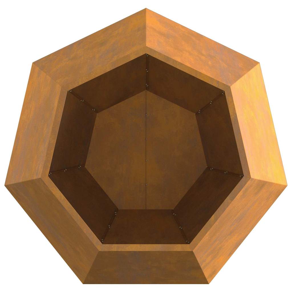 Planteringskärl Rostig 100 x 100 x 80 cm Väderbeständig stål