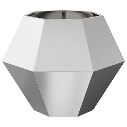 Planteringskärl Silver 75 x 75 x 60 cm Rostfritt stål