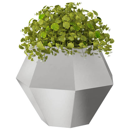 Planteringskärl Silver 75 x 75 x 60 cm Rostfritt stål