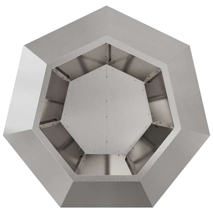 Planteringskärl 2 pcs Silver 75 x 75 x 60 cm Rostfritt stål