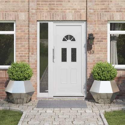 Planteringskärl 2 pcs Silver 75 x 75 x 60 cm Galvaniserat Stål