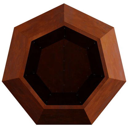 Planteringskärl Rostig 75 x 75 x 60 cm Väderbeständig stål