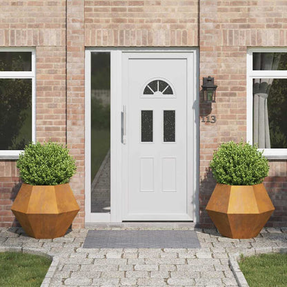 Planteringskärl 2 pcs Rostig 75 x 75 x 60 cm